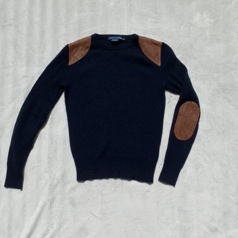 Ralph Lauren navy wool sweater